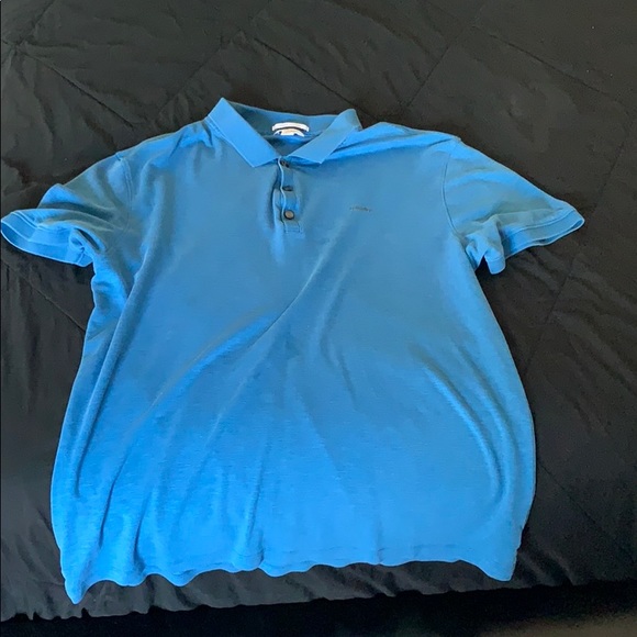 Mens Calvin Klein Collard Tee - Picture 3 of 3